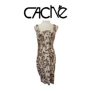Cache Animal Print Dress. Sz 6